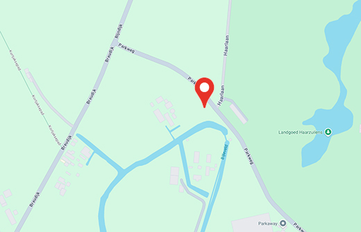 Berg Tech vindt u recht tegenover de ingang van Golfclub de Haar.